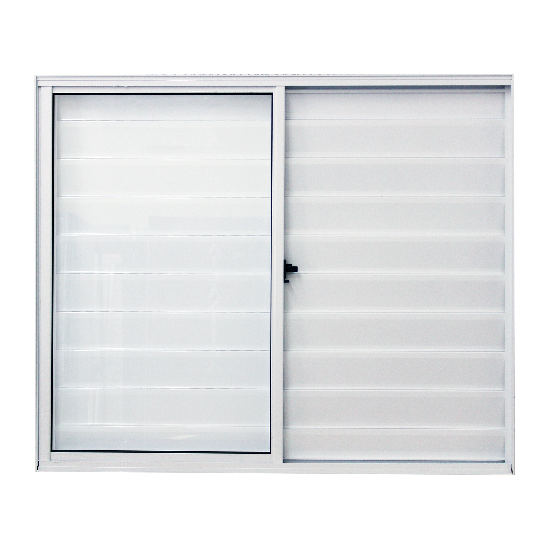 Janela de Alumínio Veneziana 3 Folhas 100x150cm Fortline Atlântica Branca