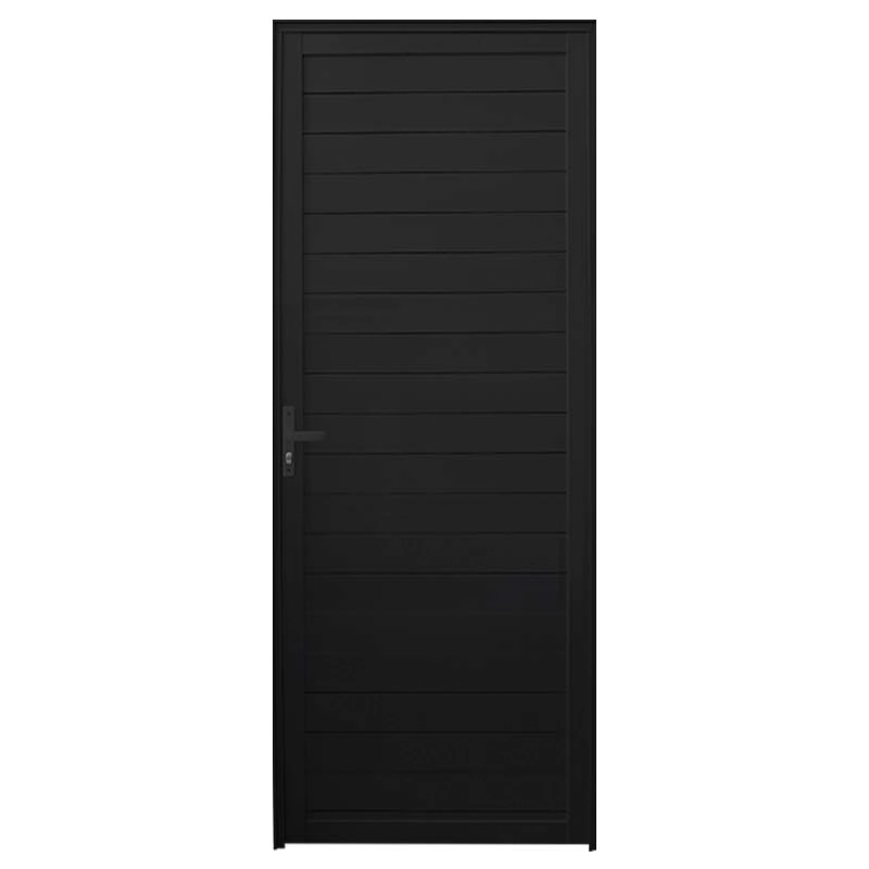 Porta Lambril De Alumínio Preto Atlântica Premium - 2.14 (a) X 0.96 (l) - Lado Direito