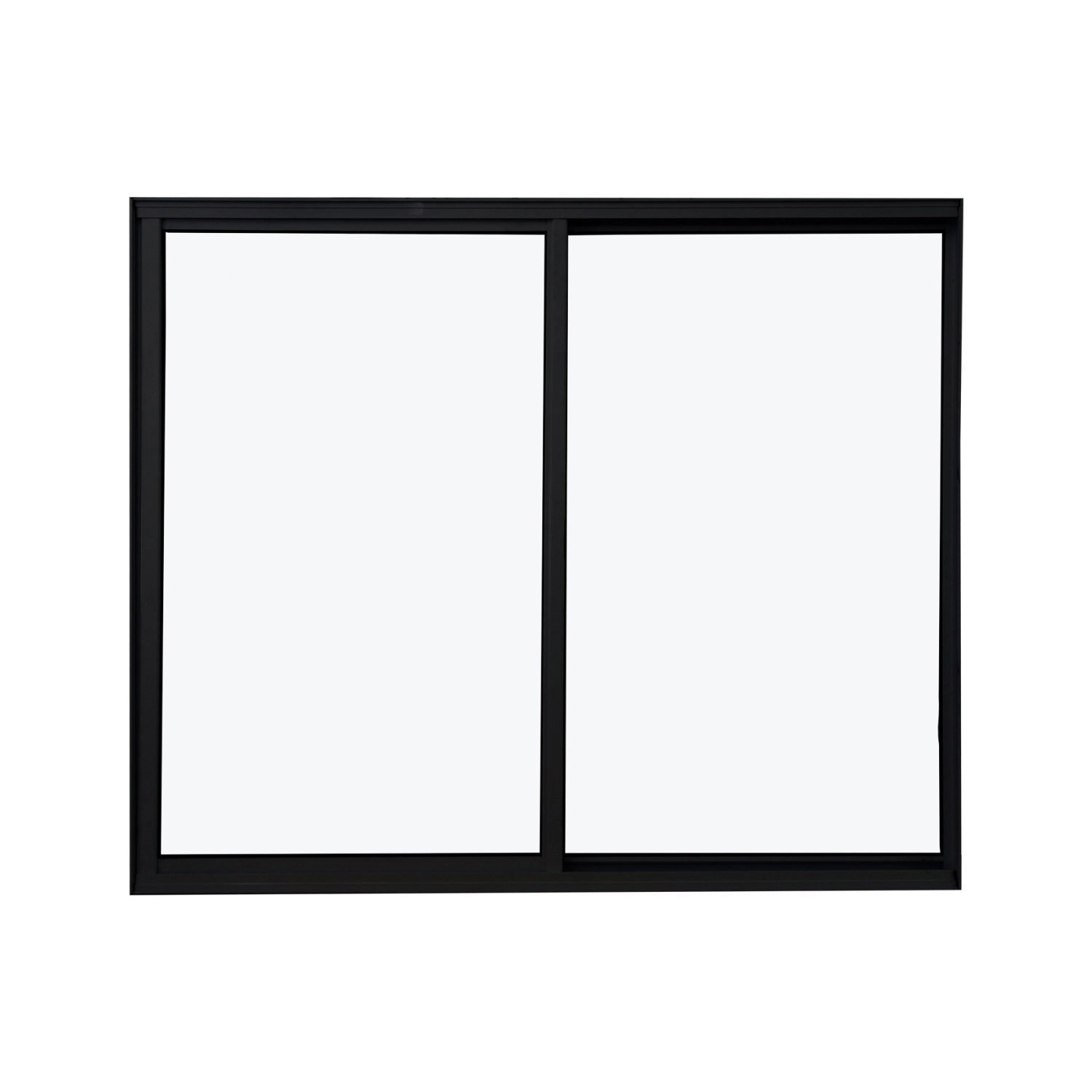 Janela De Alumínio 100x150cm 2 Folhas Fortline Atlântica Preto