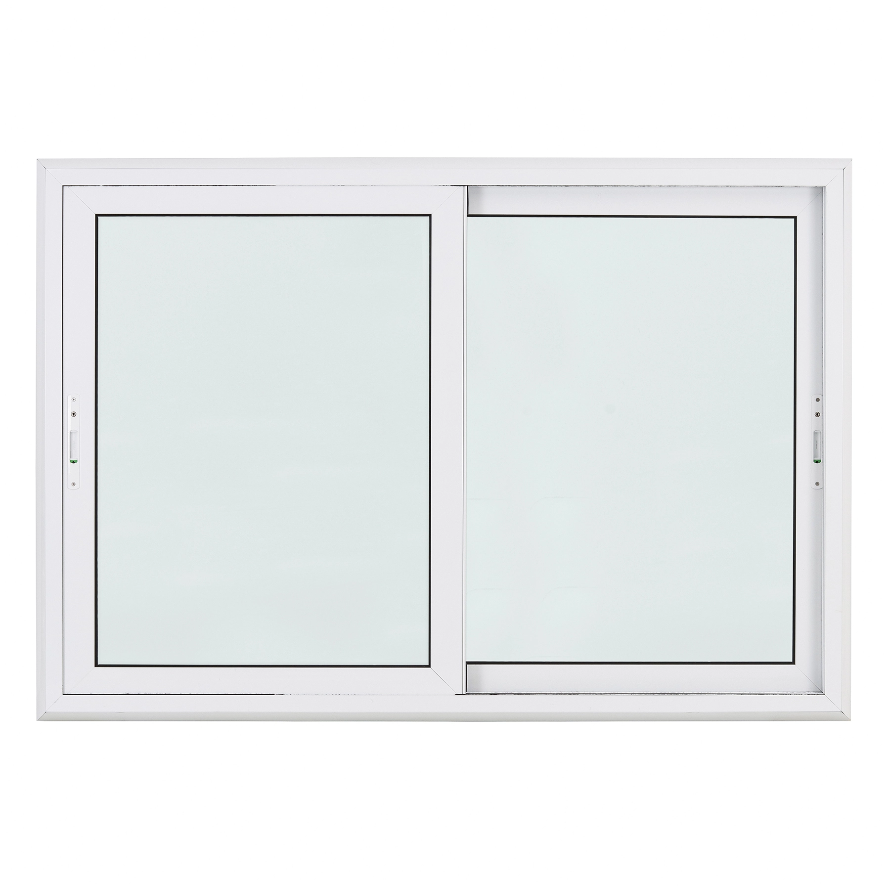 Janela de Alumínio de Correr 2 Folhas 114x134cm com Vidro Laminado Magnum Atlântica Branca