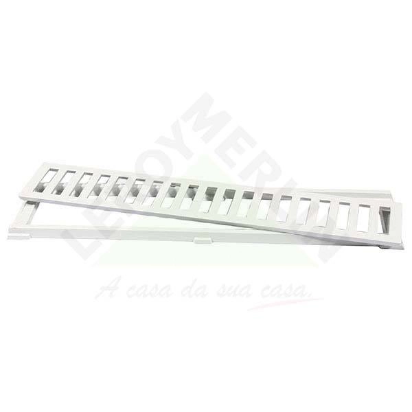 Grelha Externa para Veículos Leves Externa Alumínio 10x50cm Branco LG Mais