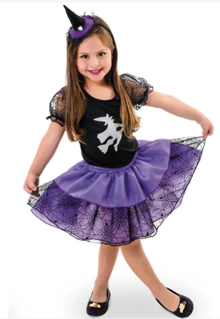 Fantasia Infantil Bruxinha Sabrina 61108 Fp