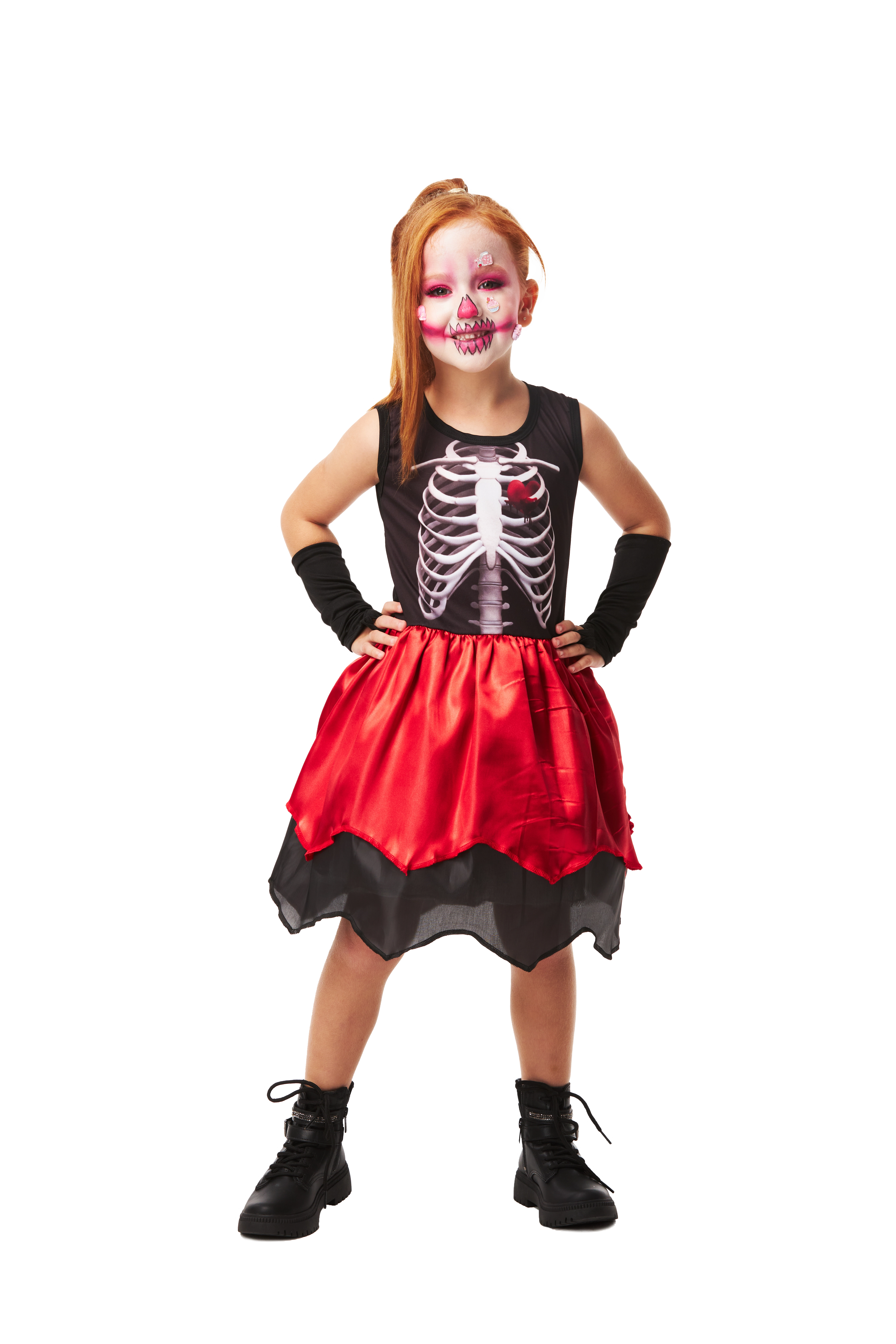 Fantasia Infantil Caveirinha 61155 Fp