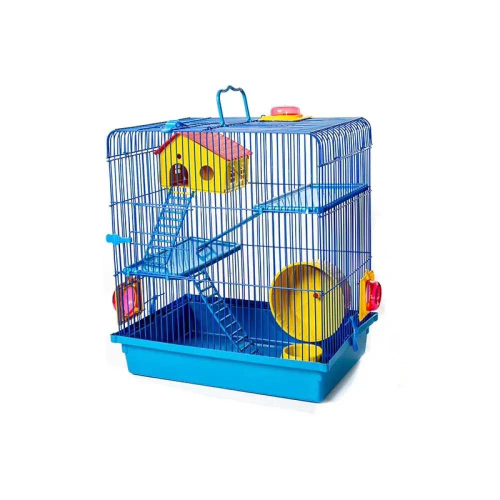 Gaiola Hamster 3 And Luxo Azul