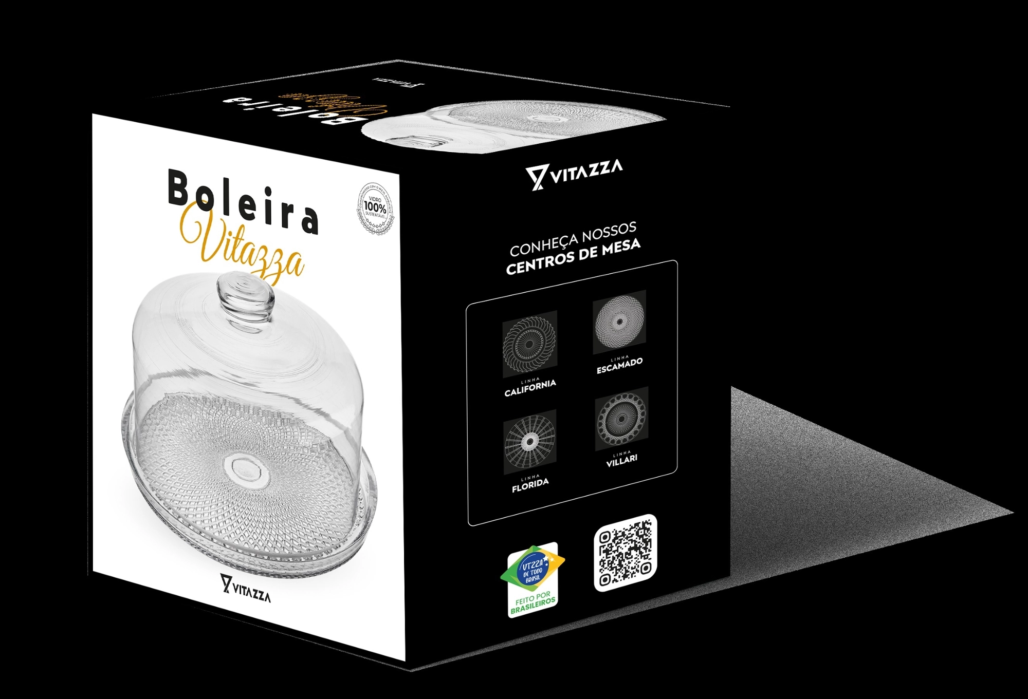 Boleira Natural Cx Presente Black B1740 Vitazza