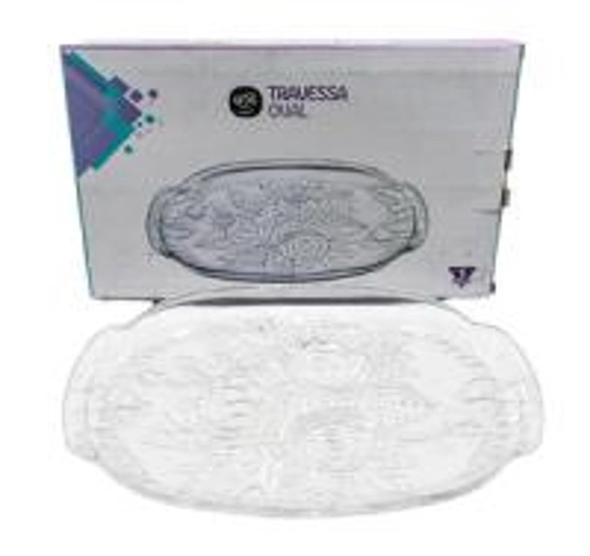 Travessa Vdr Decor Oval 42x33.5x22cm Rf1