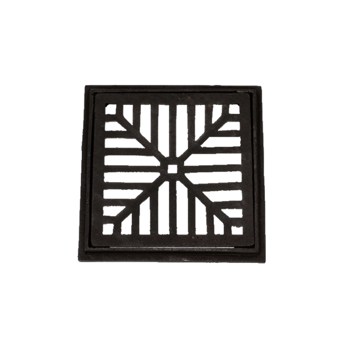 Ralo Com Caixilho De Ferro Fundido Captação Esgoto 20x20cm