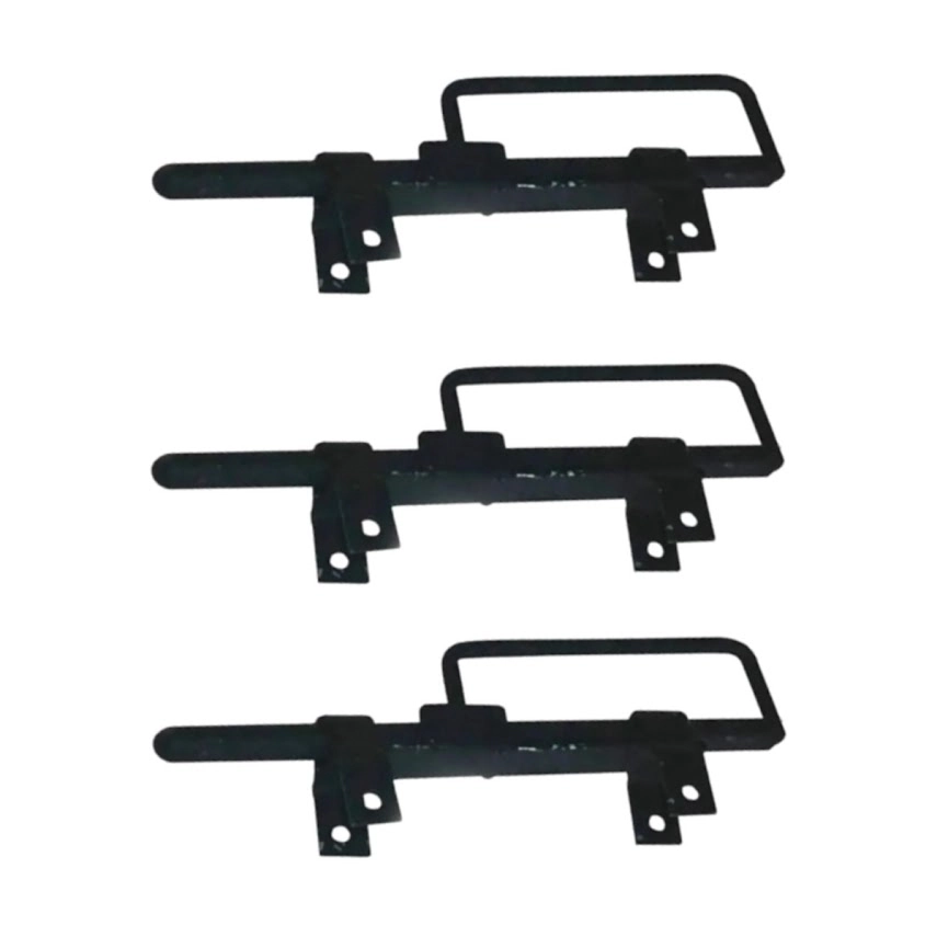 Kit 3 Trincos Cavalo Com Alça Portão Porteira Em Aço 370mm