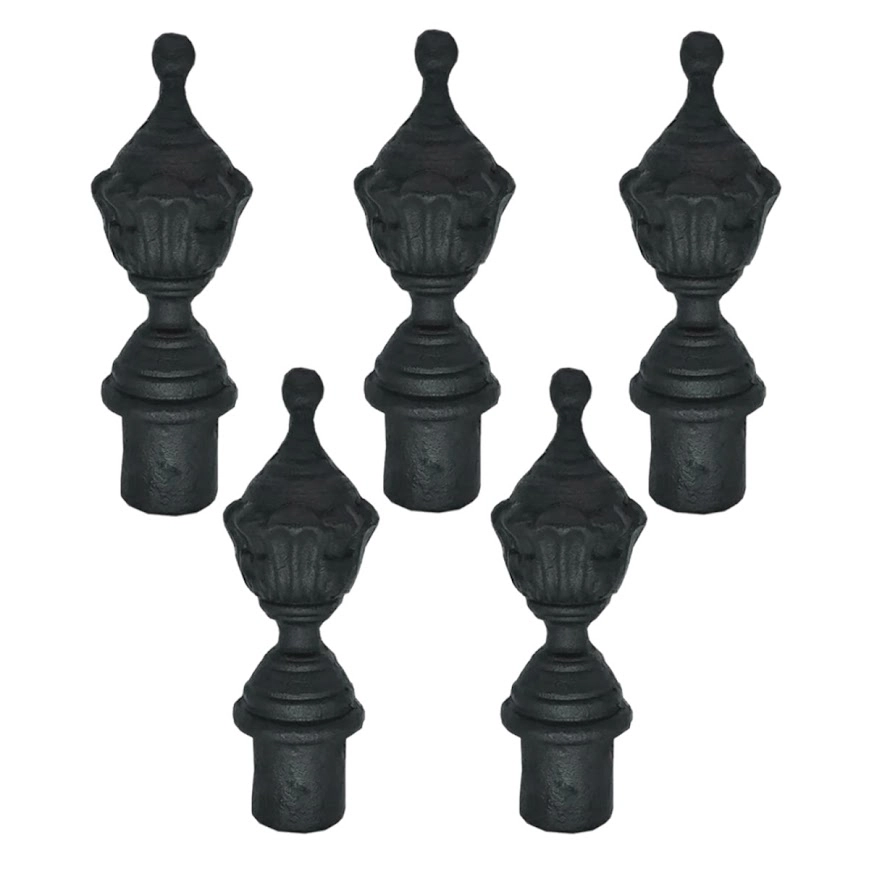 Kit 5 Pinhas Ferro Fundido N10 P/ Grade Portão Sacada Muro