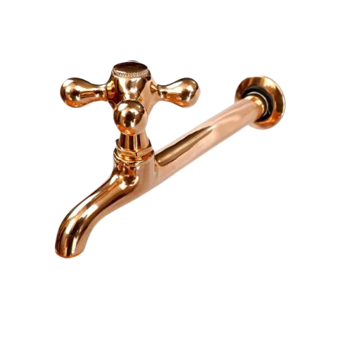 Torneira De Cobre Parede Simples Lavatório Banheiro Cozinha