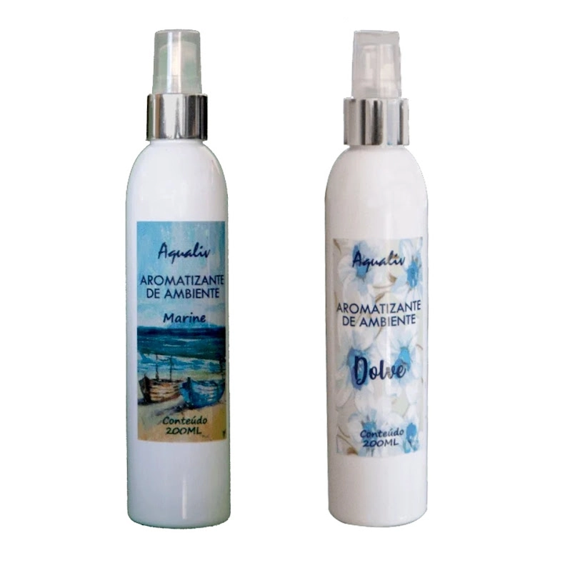 Kit 2 Aromatizador De Ambientes Dolve E Marine Frasco 200ml