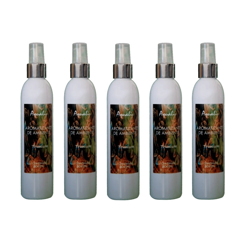 Kit 5 Aromatizador De Ambientes Aroma Trunium Frasco 200ml