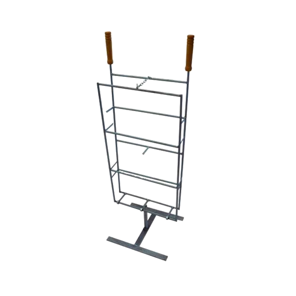 Espeto Costela Costelão Fogo Chão Base Giratória 104x35cm