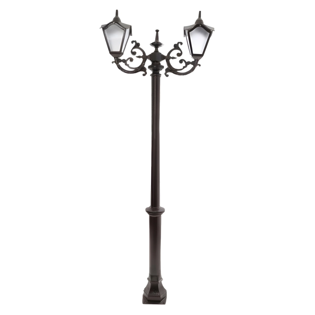 Poste Colonial De Jardim Monte Verde Alumínio Fundido 224cm