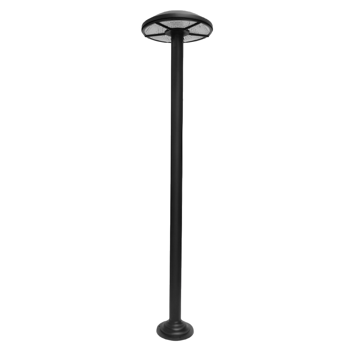 Poste Colonial De Jardim Ravena Led Alumínio Fundido 328cm