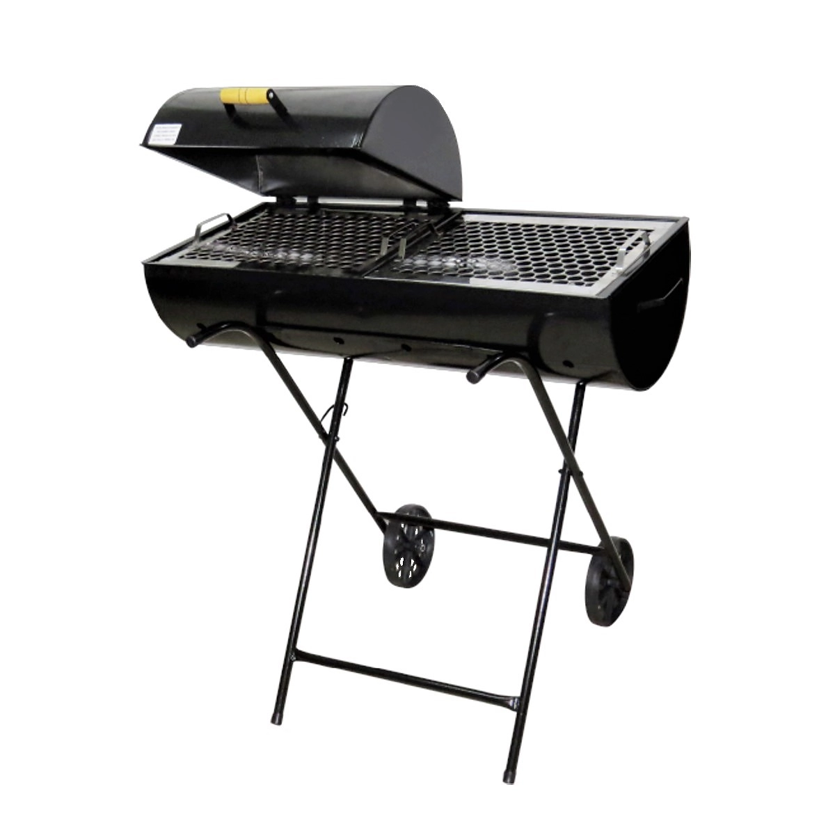Churrasqueira Mega Grill Mista Grelha E Carrinho 92x78x30cm