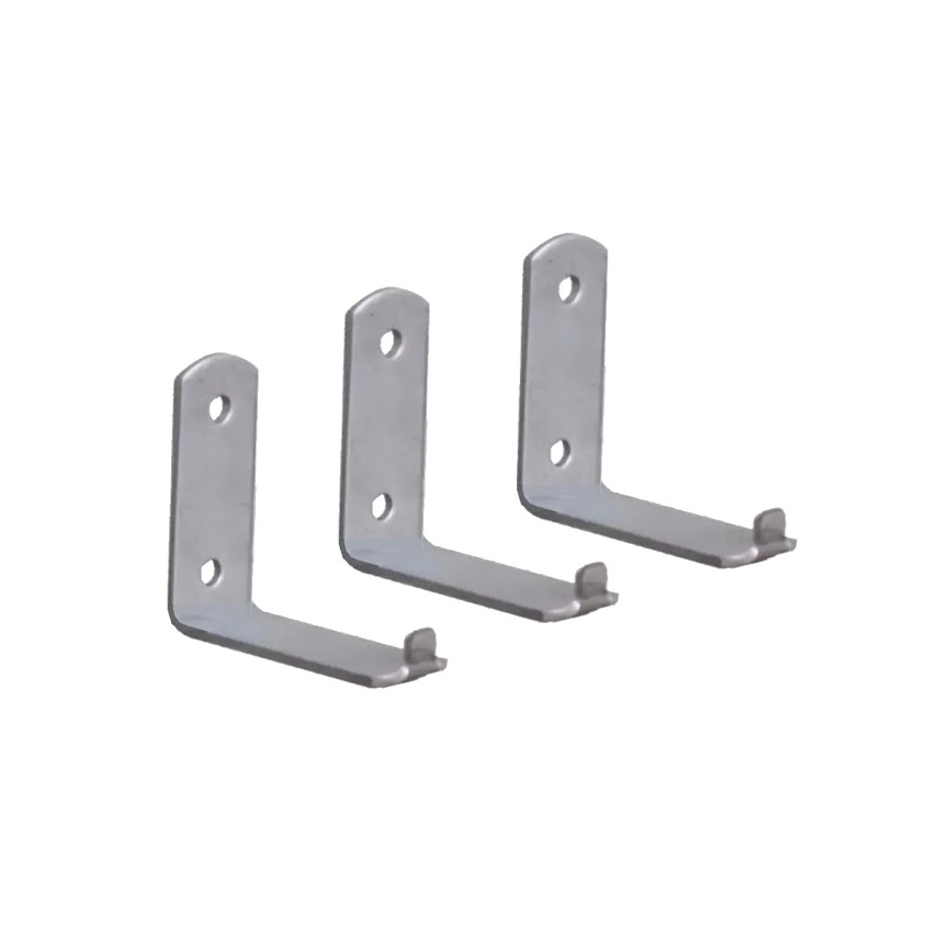 Kit 3 Suporte Para Extintor De Incêndio Chapa L 2 Furo 6x5cm