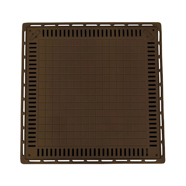 Tampa Casa De Máquina Piscina Lisa Simples Grelha 80x80cm M