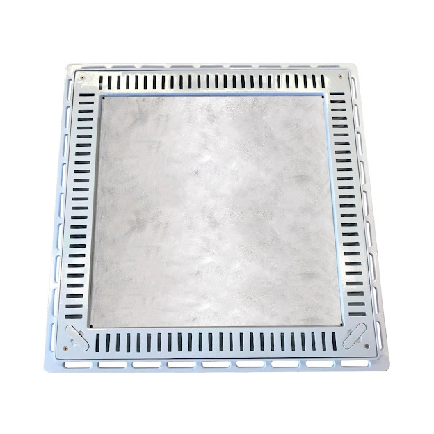 Tampa Casa Máquina Piscina Rebaixada Simples Grelha 80x80 B2