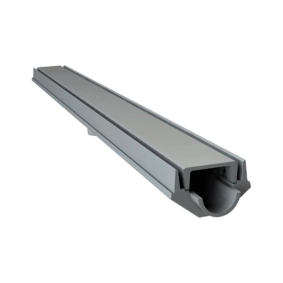 Grelha Invisível Oculta Caixa Coletora Cinza Piscina 100x8cm