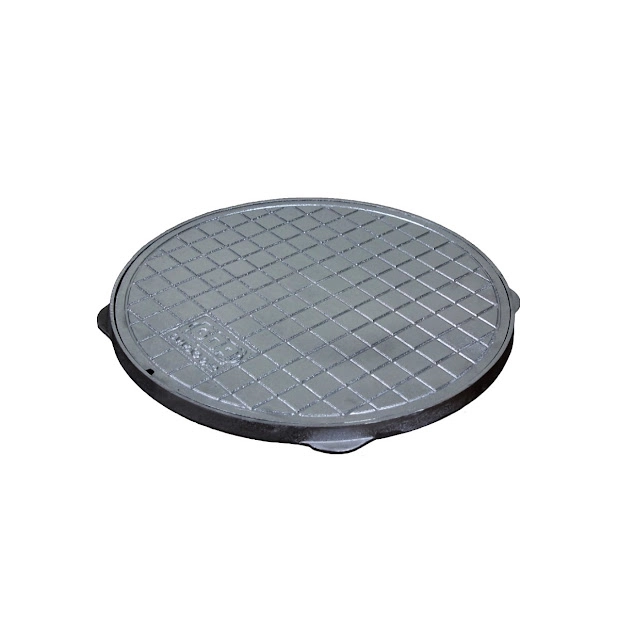 Tampa Tampão De Chão T032 Em Alumínio Circular Simples 32cm