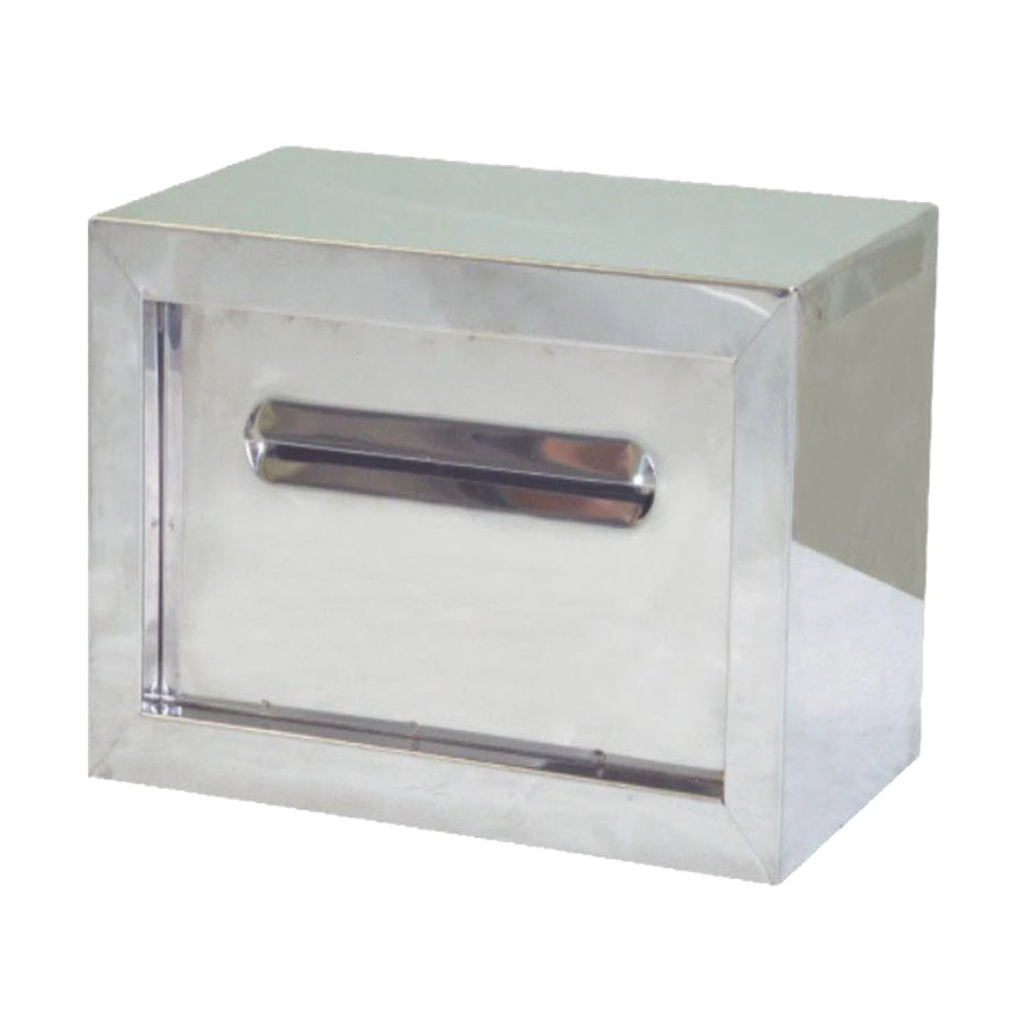 Caixa Correio Carta Condomínio Detras Inox Chave 15x30x18cm