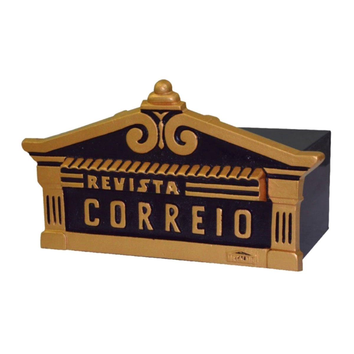 Caixa De Correio Para Cartas Ouro Fino Detras 20x40x15cm