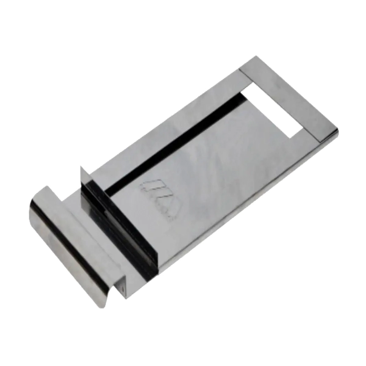 Registro Regulador Chamine Chapa Aço Inox Paulista 15x29cm