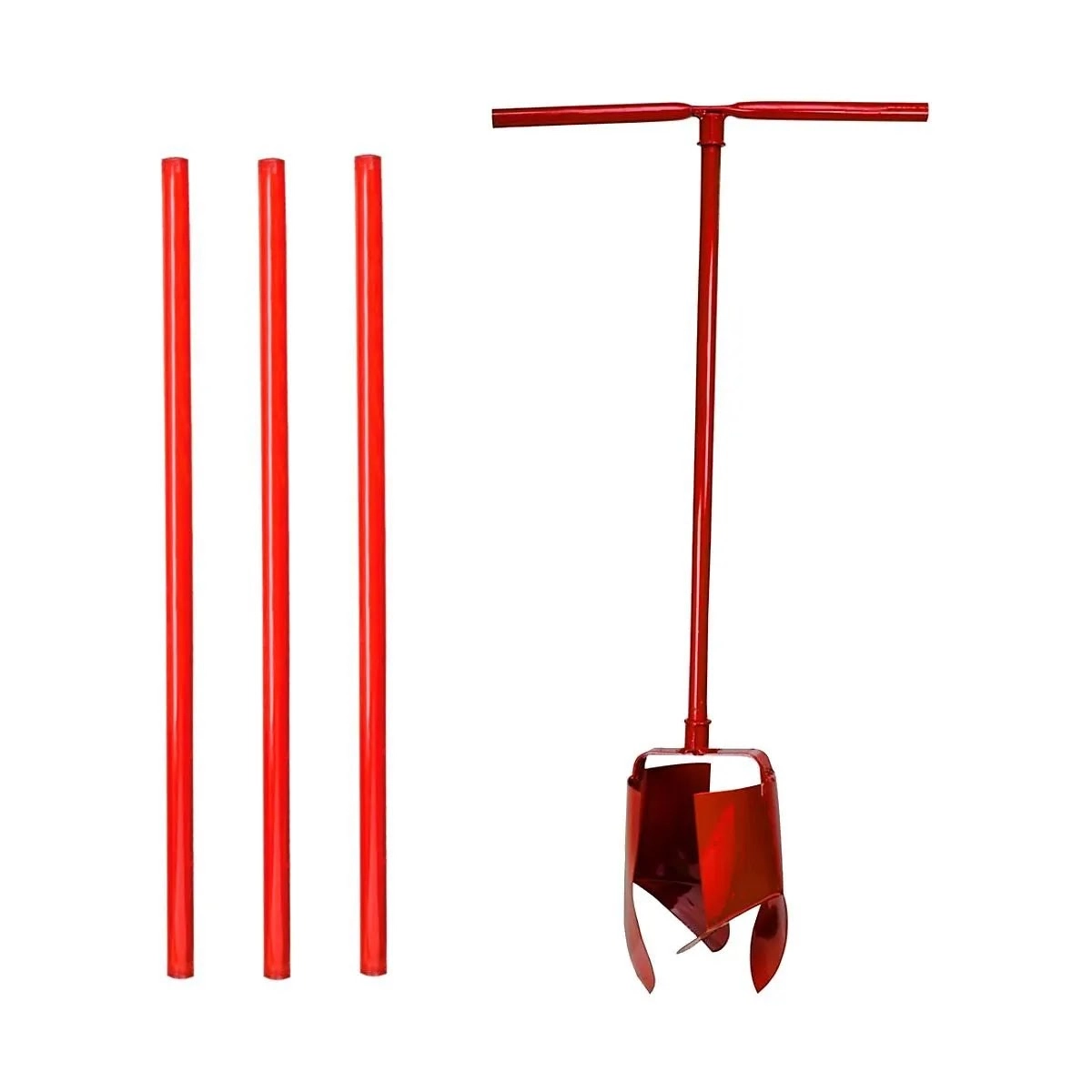Kit Cavadeira Trado 06pol Cabo Aço Carbono E 03 Extensor
