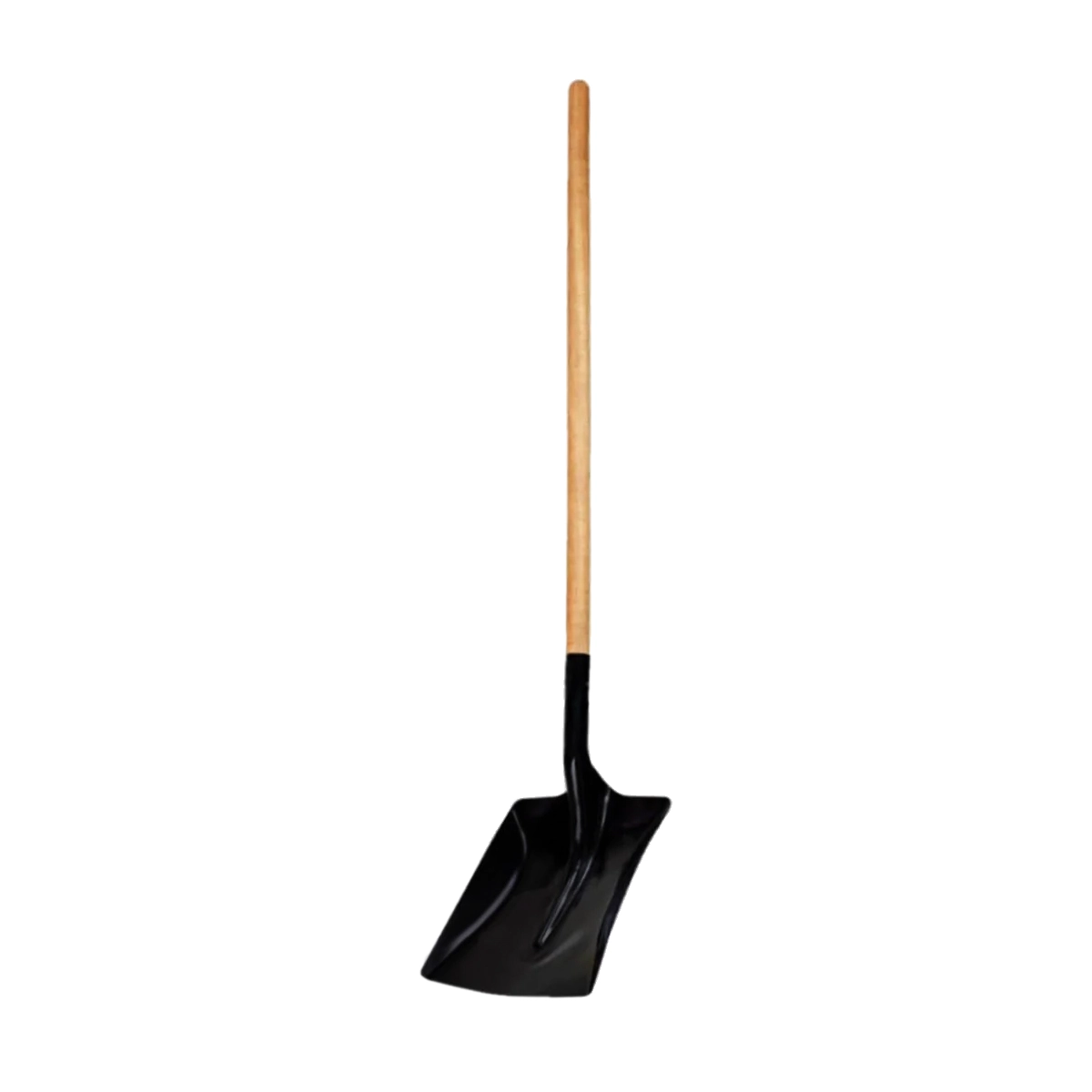 Pá Quadrada Construção Em Aço Carbono Cabo Reto N05 150cm