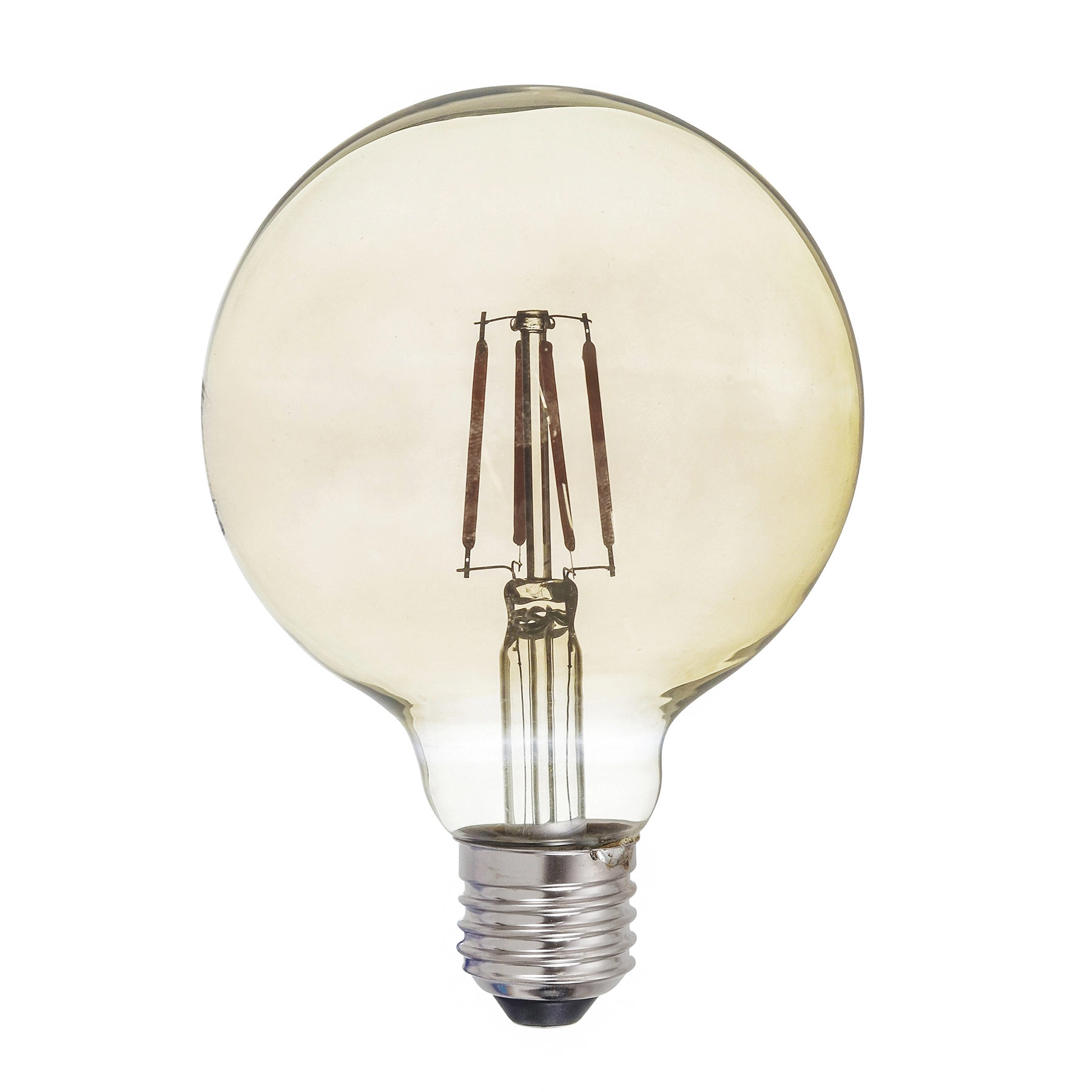 Lâmpada de LED Filamento E27 Globo 4W 400lm Luz Amarela Bivolt Elgin