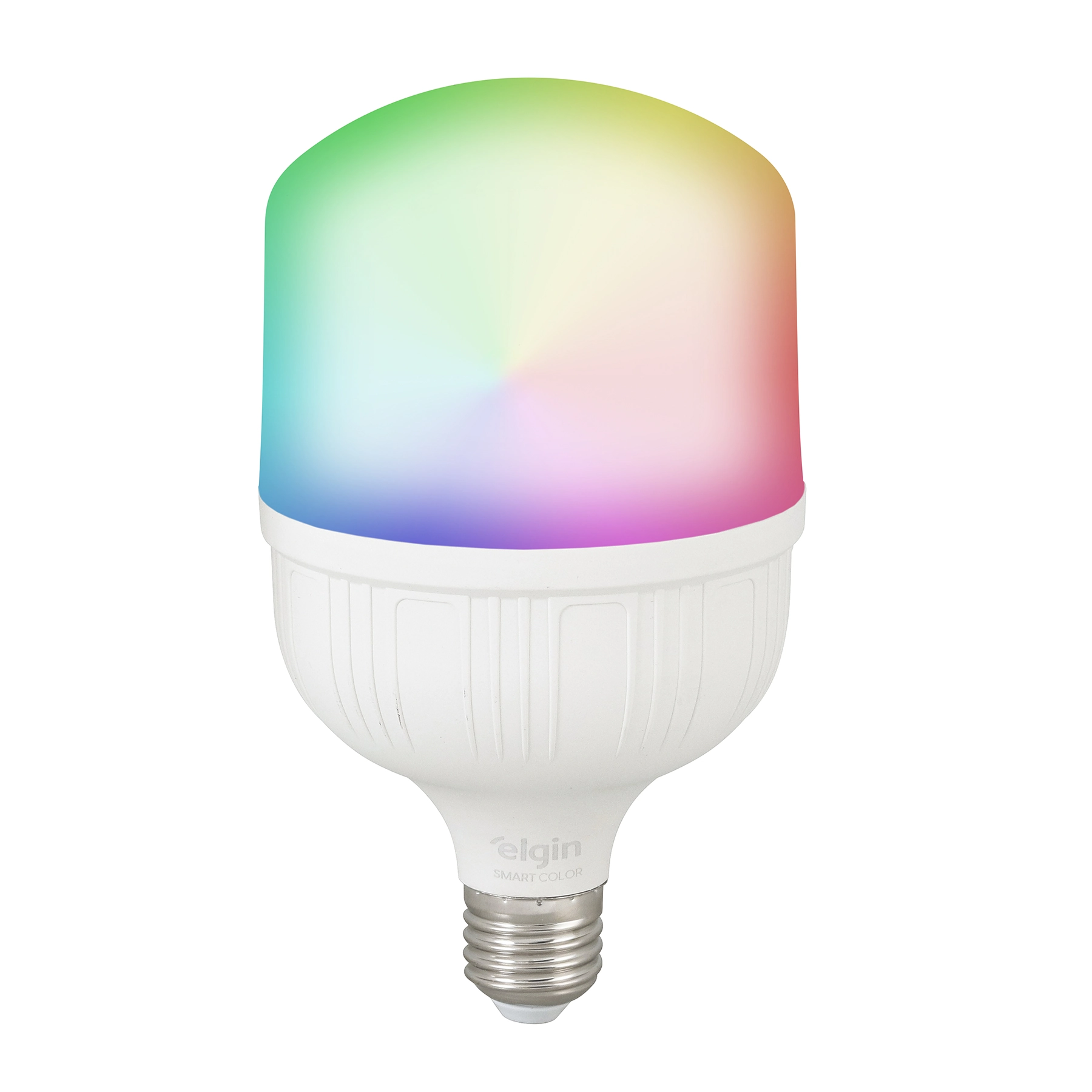 Lâmpada de LED Inteligente E27 Bulbo 20W 1800lm Luz RGB Bivolt Elgin