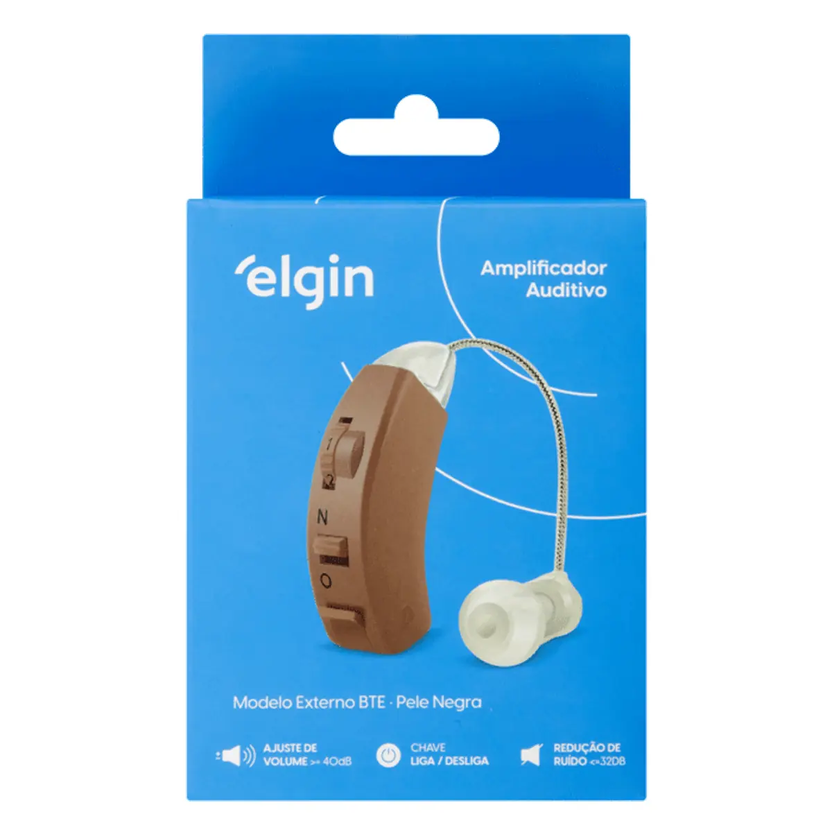 Amplificador Auditivo Marrom Externo Bte Elgin