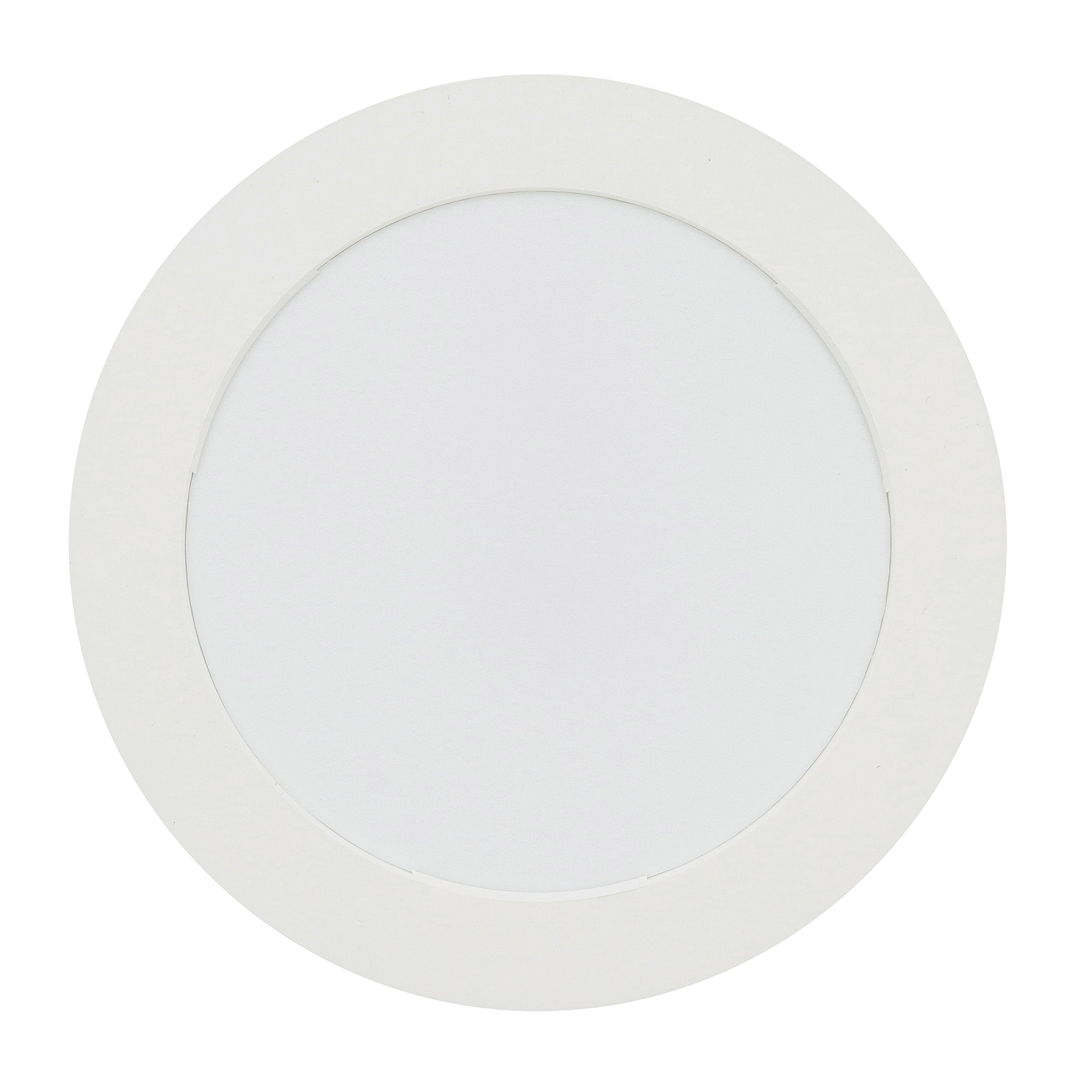 Painel de Led Embutir Redondo Luz Amarela 12W Elgin 18cm Branco Bivolt