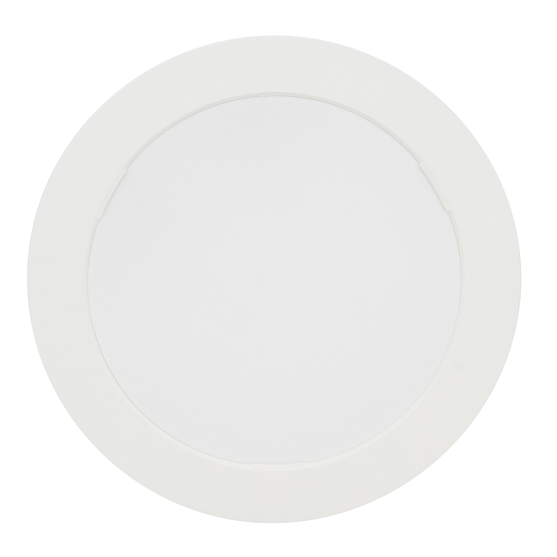 Painel de Led Embutir Redondo Luz Amarela 18W Elgin 23x26cm Branco Bivolt