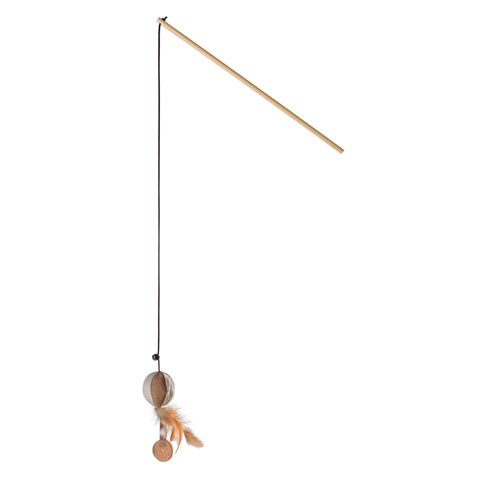 Brinquedo Mimo Varinha Para Gatos Bolinha