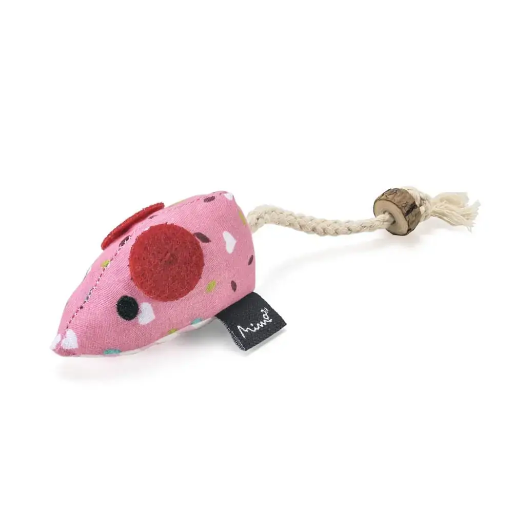 Brinquedo Para Gatos Ratinho Deco Rosa Mimo