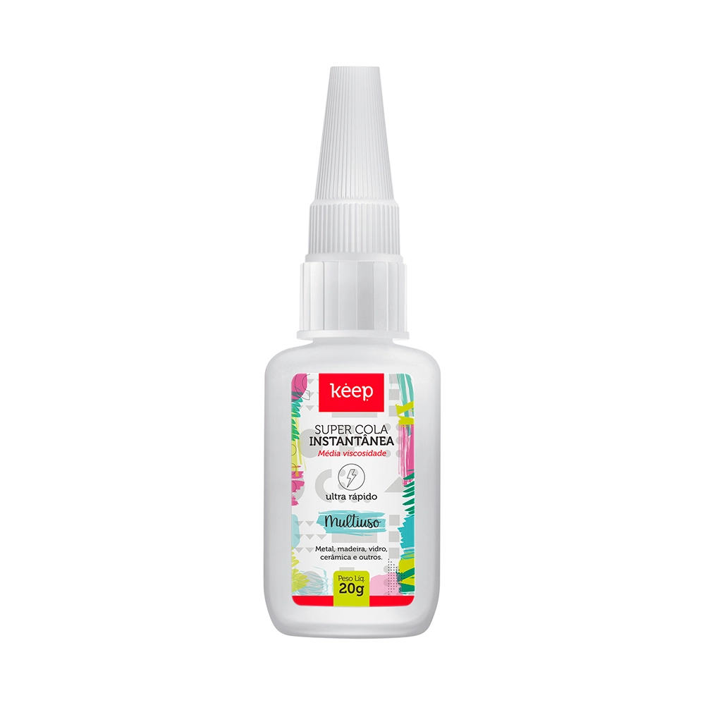 Cola Instantânea Multiuso Alta Viscosidade 20g Keep - EI082
