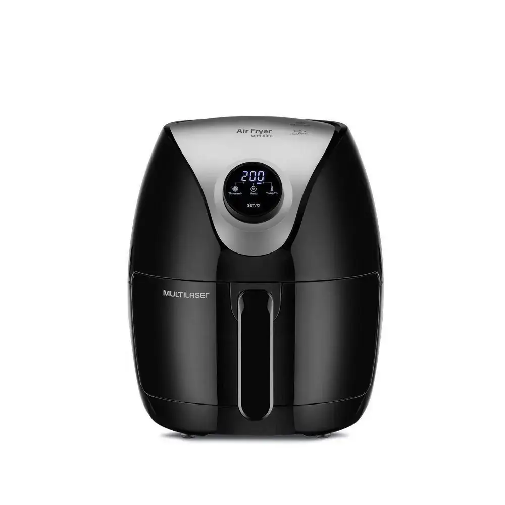 Fritadeira Elétrica Sem Óleo Multilaser 4 Litros Preta 220V CE169 - 220v