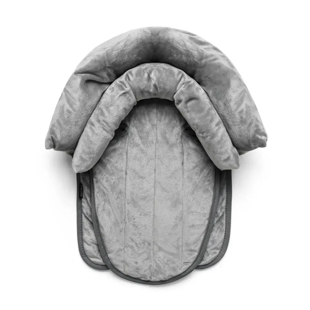 Protetor Acolchoado 2 em 1 com Almofada para Cinto de Segurança Safe Ride Preto Multikids Baby - BB1