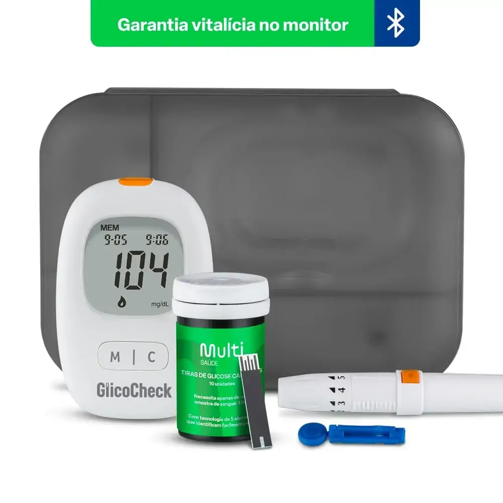 Medidor de Glicose No Sangue 710 Com Bluetoot - HC488