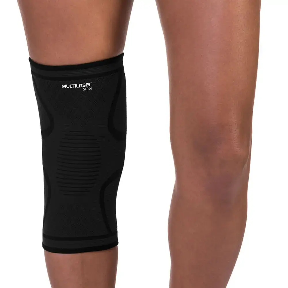 Joelheira Elástica Unissex Tam P Multilaser Saúde - HC337