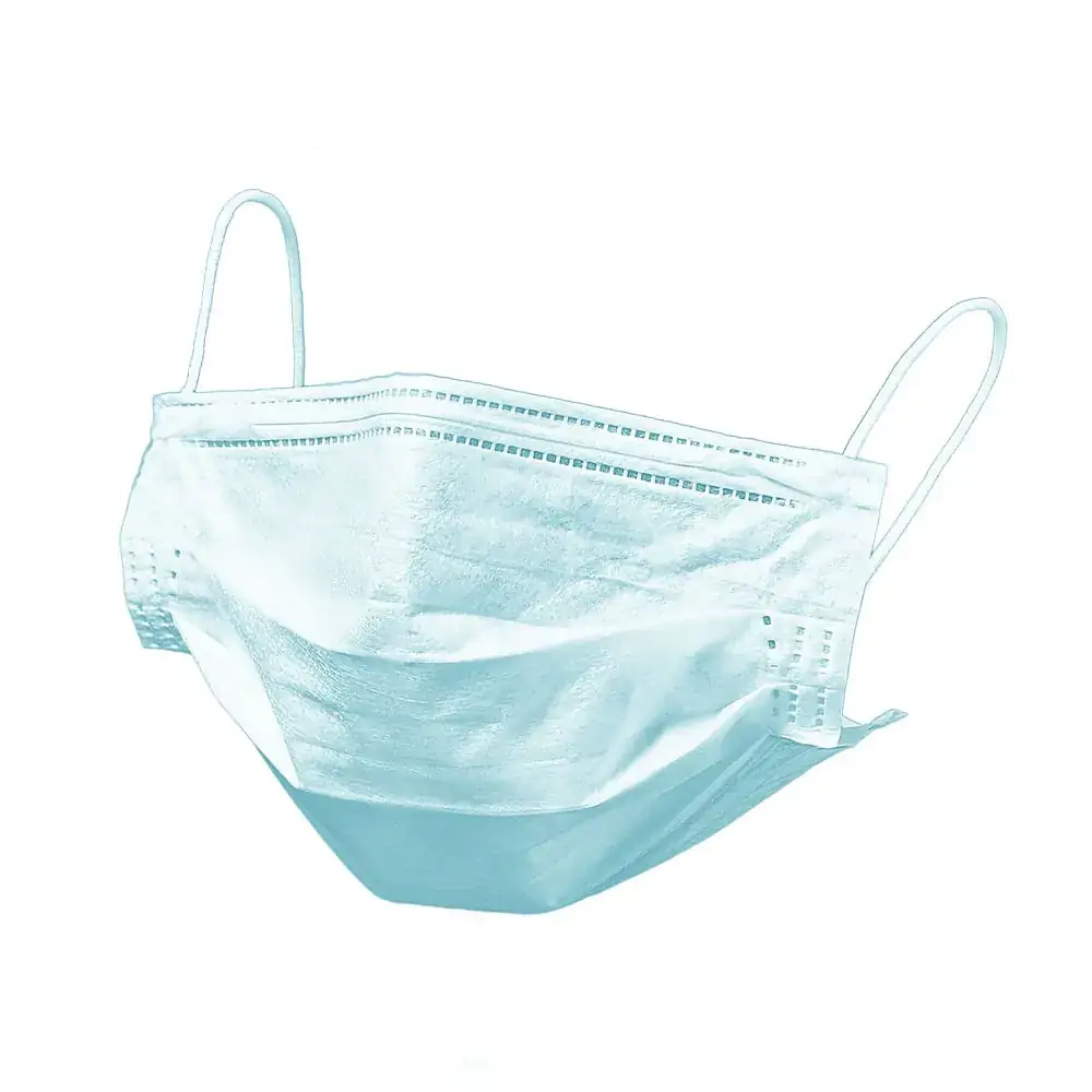 Máscara de Proteção Infantil Descartável - 3 Camadas - Azul - Cx com 50UN - Multilaser Saúde - HC655
