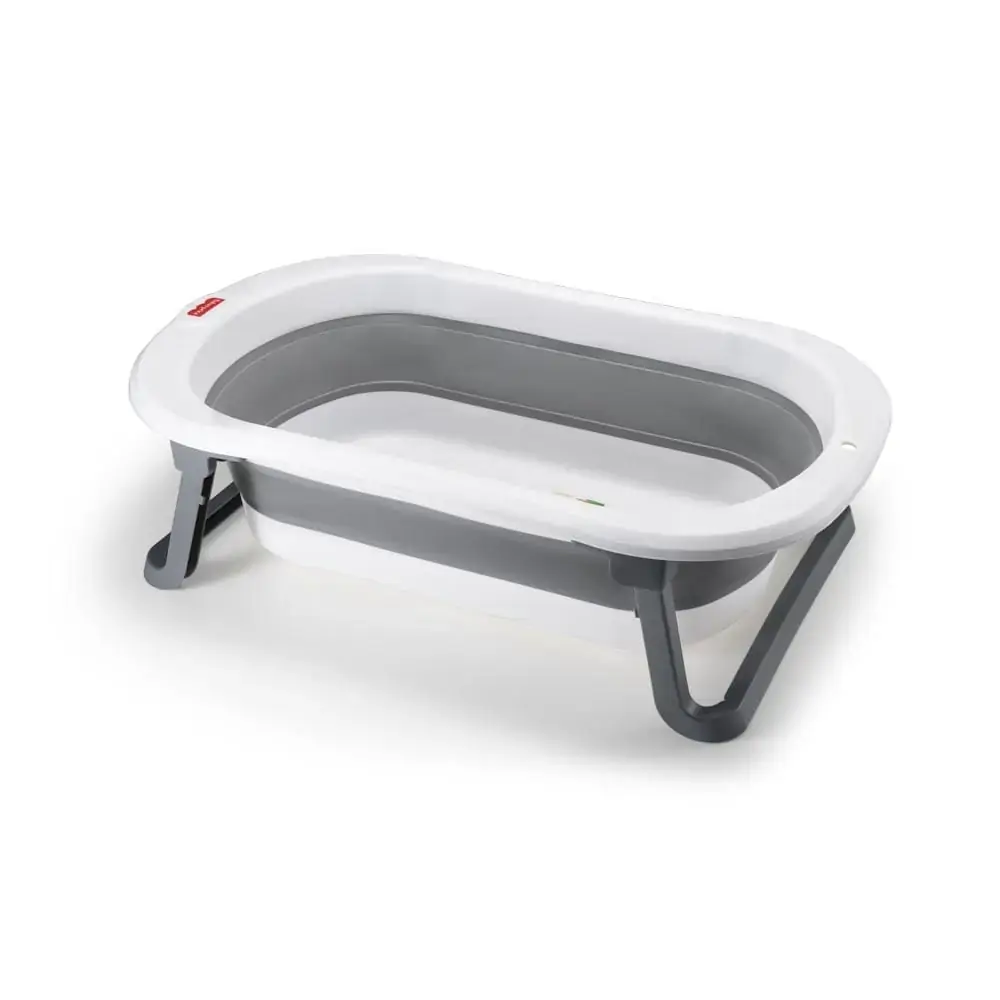 Banheira Retrátil Estampada Splish N Splash Branco/Cinza - BB1244