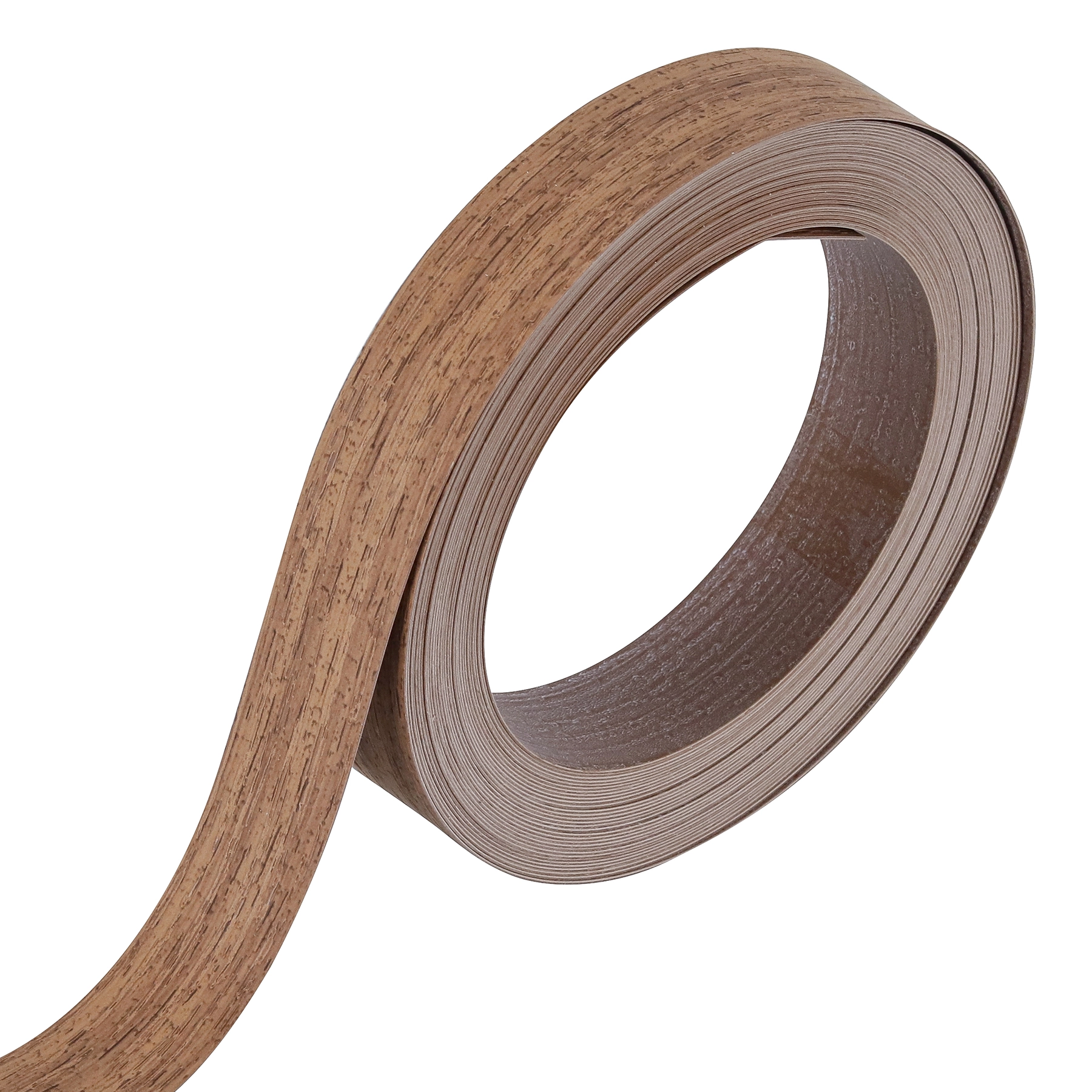 Fita de Borda Plástico PVC Noce Oro 22mm Rolo 10M Tegus