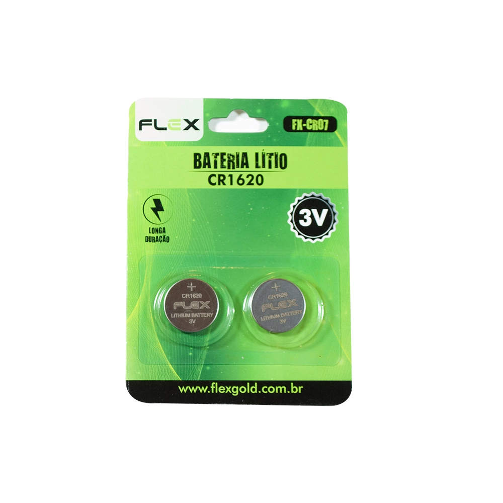 Bateria Lithium 2un Cr1620 Fx Cr07 Bnk