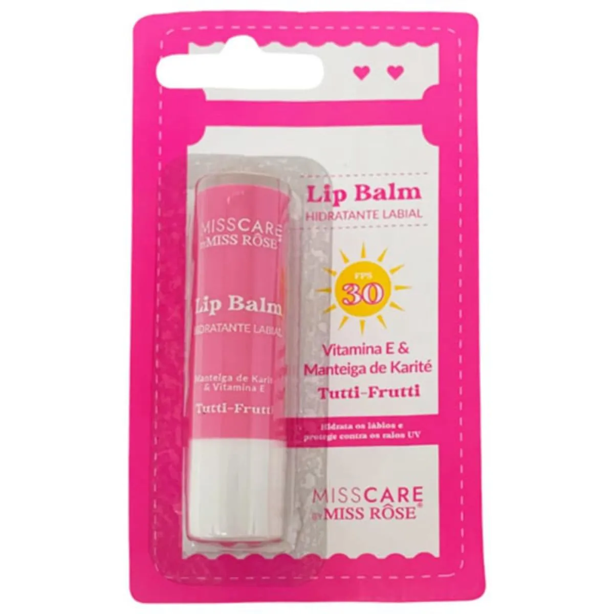 Lip Balm Tutti-Frutti - Mr037 - Miss Rose