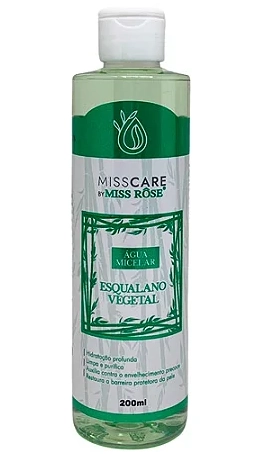 Agua Micelar Esqualano Vegetal 200ml 700 Miss Rose