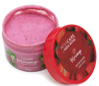 Esfoliante Corporal Morango 280g 724 Miss Rose