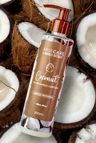 Gel Limpeza Corporal Coconut 852 Miss Rose
